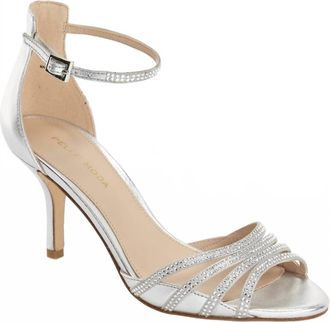 Pelle Moda Womens Isabel Open Toe Sandal In Silver