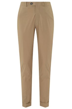 Roberto Ricci Design Taupe Terzilight Chino Belt-Loops Polyester Chino Pants
