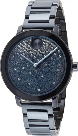 Movado Womens 3600706 Ladies Bold Watch - Blue - One Size