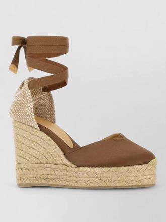 Castaner chiara wedge espadrilles peep toe heel