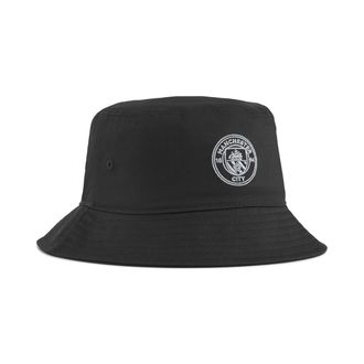 Puma Manchester City Essentials Bucket Hat - Black - One Size Fits Most