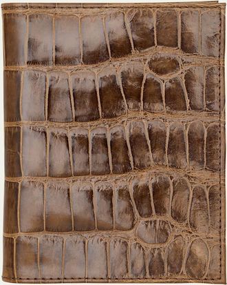 Abas Alligator Leather Passport Booklet