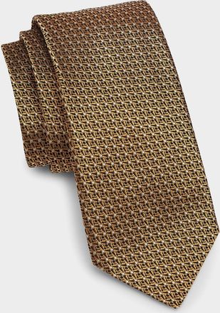 Canali Men & apos;s Jacquard Silk Tie