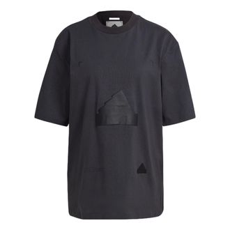 adidas (WMNS) adidas Oversized T-Shirt Asia Sizing Black HP1588