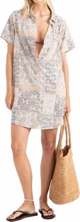 Roark Bless Up Dress In Eggshell