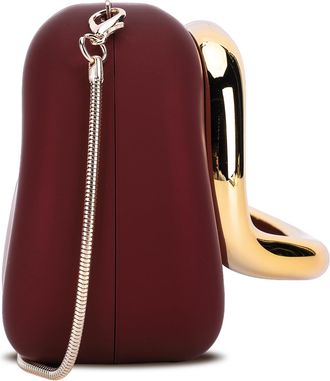 Generic Women Retro Clutch Bag with Chain Vintage Crossbody Bag Party Phone Bag (Red)