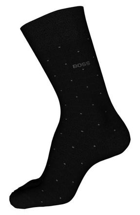BOSS George Dots Dress Socks in Black at Nordstrom