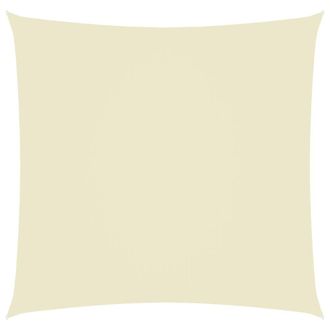 Berkfield Home Sunshade Sail Oxford Fabric Square 7x7 m Cream in Beige