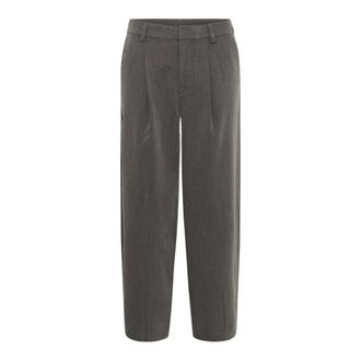 Kaffe Pantaloni Kamerle Cropped - - Trousers - Donna - Grigio - L