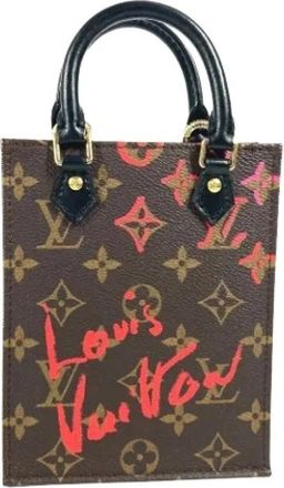 Louis Vuitton Pre-owned Monogram Mini Bag - Dames - Vintage Mini Tas - Bruin - ONE Size - Vintage