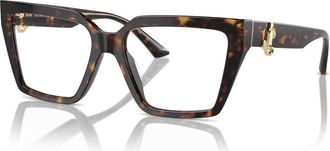 Jimmy Choo London 54mm Cat Eye optical glasses in Tortoise at Nordstrom