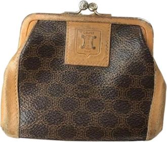Celine Pre-owned Wallets, female, Brown, Size: ONE SIZE Pre-owned Leather Wallet