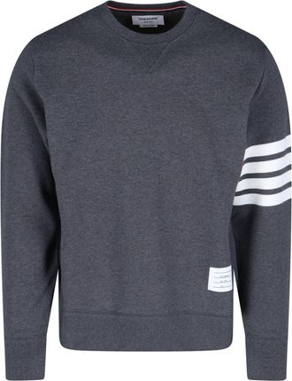 Thom Browne Loopback 4-Bar Crewneck Sweatshirt