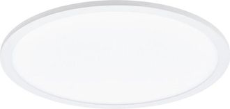 Eglo Plafoniera Moderna Sarsina Alluminio Bianco Luce Led Integrato 28W