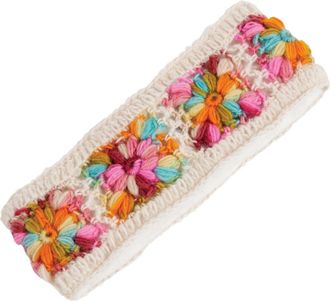 Nirvanna Designs Flower Crochet Headband- MULTIs in White Multi at Nordstrom