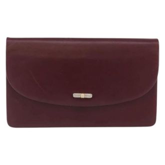 Dior Pre-owned Vintage Chain Flap Schoudertas - Dames - Pre-owned - Rood - Maat: ONE Size Leer