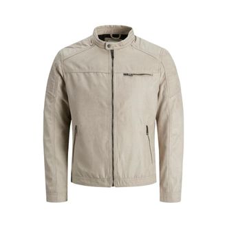 Jack & Jones Stijlvolle Jwhtano Jas - Heren - Zomerjassen - Beige - S - Polyester - Jassen
