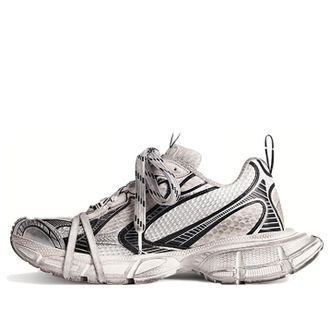 Balenciaga (WMNS) Balenciaga 3XL Sneakers White and Black Mesh and Polyurethane 734731W3XL49710