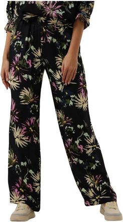 Scotch & Soda Gedrukte Wijde Pijp Broek - Dames - Wijde Broeken - Veelkleurig - S - Broeken