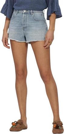 Circle Of Trust Lody Dnm Short - Dames - Korte broeken - Blauw - Maat: S Katoen