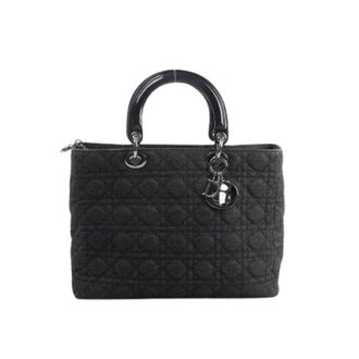 Dior Pre-owned Handbags, female, Black, Size: ONE SIZE Pre-owned Lady Dior Large