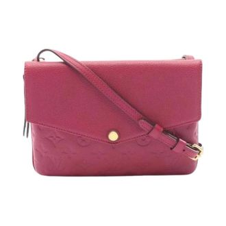 Louis Vuitton Pre-owned Twice Crossbody Bag - Dames - Pre-owned - Paars - Maat: ONE Size Leer