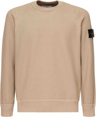 Stone Island Loose-Fitting Crew-Neck Jumper