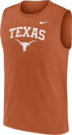Nike Texas Primetime Arch Legend Nike Mens Dri-FIT College Muscle Tank Top in Orange | 01B381FTXE-G1M