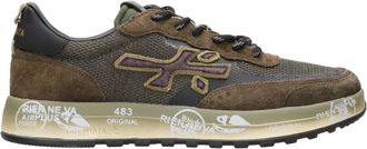 Premiata Nous 7731 Sneaker - Heren - Sneakers - Bruin - 42 EU - Leer - Schoenen