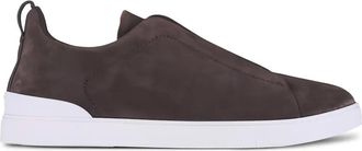Ermenegildo Zegna Triple Stitch sneakers - Brown