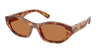 Miu Miu MUA03SF Asian Fit 10L10I Womens Sunglasses Tortoiseshell Size 53