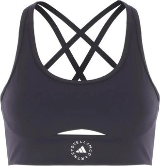 adidas by Stella McCartney Stijlvolle Sportbeha voor Vrouwen - Dames - Sport BHs - Zwart - S - Fitness