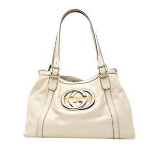 Gucci Pre-owned Handbags, female, White, Size: ONE SIZE Pre-owned Britt Tote