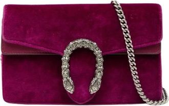 Gucci Pre-owned Dionysus Cross Body Bag - Dames - Vintage Schoudertas - Paars - ONE Size - Leer - Vintage