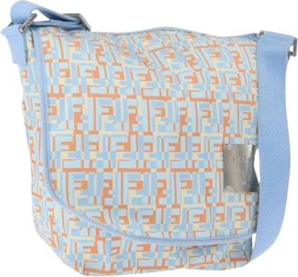 Fendi Pre-owned Cross Body Bags, female, Multicolor, Size: ONE SIZE Pre-owned Vintage Nylon Cross Body Bag