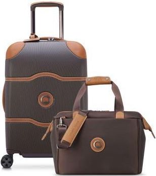 DELSEY Paris Chatelet Air 2.0 2 Piece Set 21 CarryOn Spinner & Weekender Luggage Set in Brown at Nordstrom
