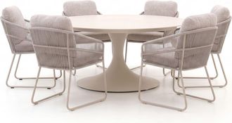 Suns Noli/Nova &oslash;150cm dining tuinset 7-delig