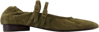 Carel Tatiana Ballerinas - Dames - Ballerinas - Groen - 40 EU - Leer - Schoenen