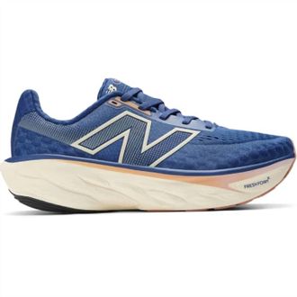 New Balance Womens Fresh Foam X 1080V14 Running Shoes In Blue/beige