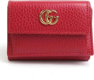 Gucci Pre-owned Wallets, female, Red, Size: ONE SIZE Pre-owned Leather wallets