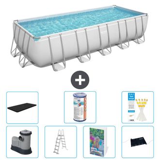 Bestway Piscina Bestway Power Steel Rectangular - 640x274x132 Cm - 8-piezas S619