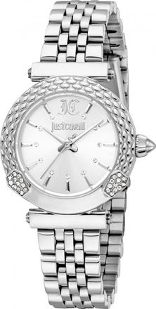 Just Cavalli Womens JC1L332M0335 Ladies Animalier Mistero Snake Watch - Silver - One Size