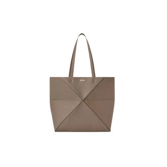 Loewe Shopping Bags, female, Beige, ONE SIZE, Puzzle Fold Tote
