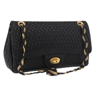Bally Pre-owned Shoulder Bag - Dames - Pre-owned - Zwart - Maat: ONE Size Leer