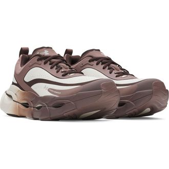 Under Armour UA Halo Racer Running Shoe in Summit White/Kona Brown at Nordstrom, Size 11.5