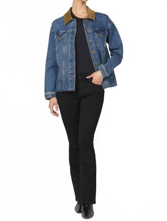 Dear John Denim Janette Denim Jacket In Medium Blue Wash
