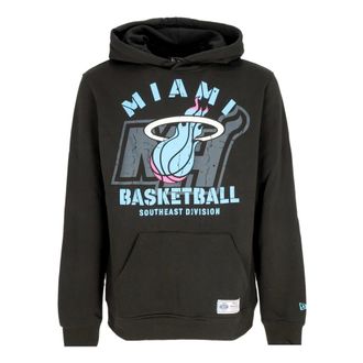 New Era New Era, Hoodies, male, Black, Size: 2XL Hooded Sweatshirt NBA CE Hoodie Miahea