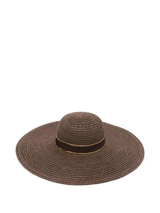 Borsalino Brown Marlene Solid None Hat