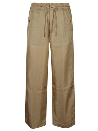 Dries Van Noten Prima Pants With Flap Pockets And Drawstring Waistband