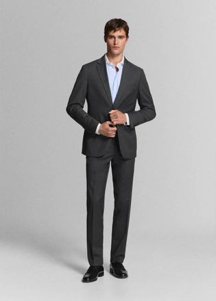 Mango Camicia completo slim-fit 100% cotone righe blu - Uomo - XXL - MANGO MAN